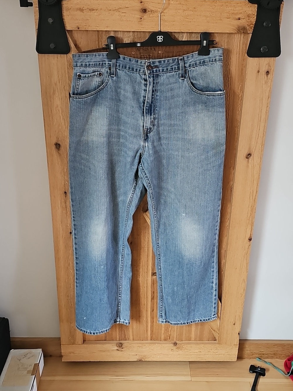 Levi's 36x29 Loose Mens Vintage Denim Jeans Signature Authentic Copper Rivets